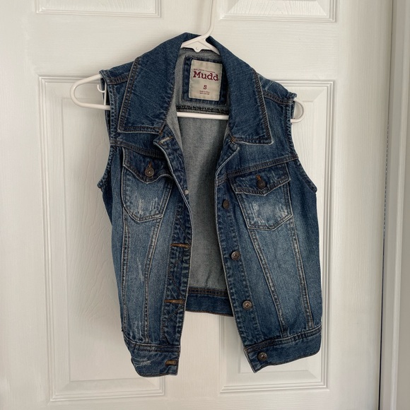 2 for $12 - Jean Tank Jacket - Picture 1 of 4